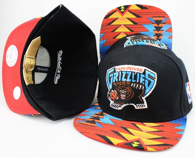 NBA Memphis Grizzlies MN Strapback Hat #08